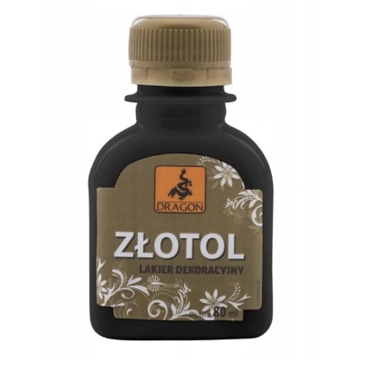 LAKIER DEKORACYJNY ZŁOTOL 80ML