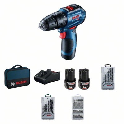 WIERTARKO-WKRĘTARKA AKU. UDAROWA GSB 12V-30 2*2.0AH + ACC