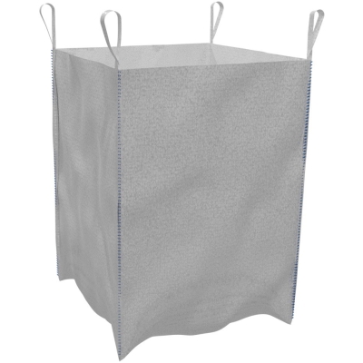WOREK BIG-BAG 90*90*120 CM BIAŁY, OTWARTY BEZ KOŁNIERZA