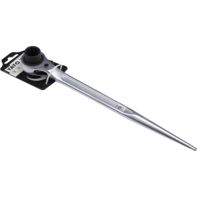 KLUCZ NASADOWY DWUSTRONNY Z GRZECHOTKĄ 19*22MM