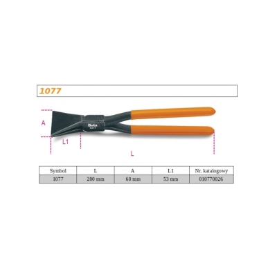 SZCZYPCE BLACHARSKIE PROSTE 280MM