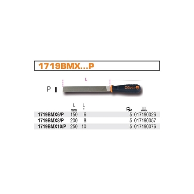 PILNIK GŁADZIK 6'-150MM Z RĘKOJEŚCIĄ