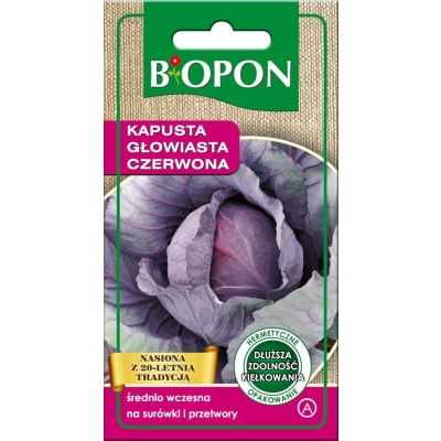 KAPUSTA GŁOWIASTA CZERWONA 1G