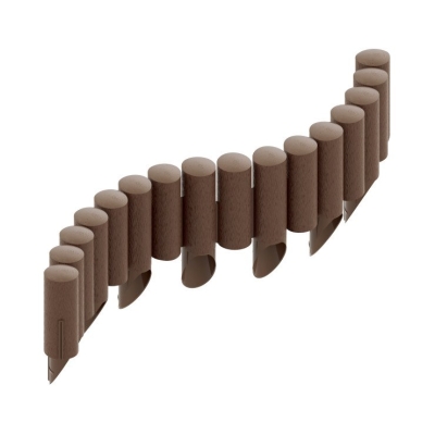 PALISADA OGRODOWA  STANDARD14,5CM*2,3MB BRĄZOWA