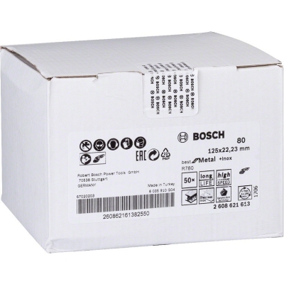 KRĄŻEK FIBRA BEST FOR METAL+INOX TYTAN R780 125MM G80
