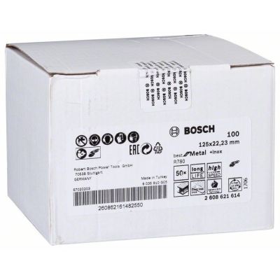 KRĄŻEK FIBRA BEST FOR METAL+INOX TYTAN R780 125MM G100