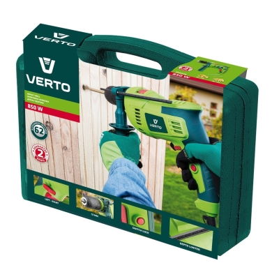 WIERTARKA UDAROWA 850W, WALIZKA+AKCESORIA