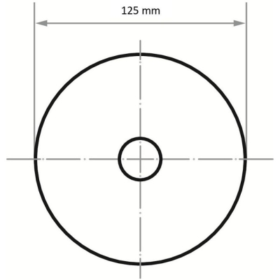 KRĄŻEK SAMOPRZYCZEPNY PSH 125 NK80