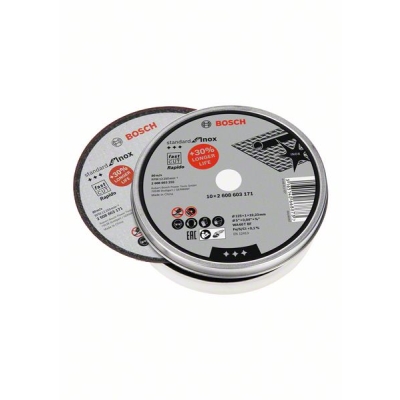TARCZA TNĄCA 125*22,2*1 M INOX-RAPIDO 10PC