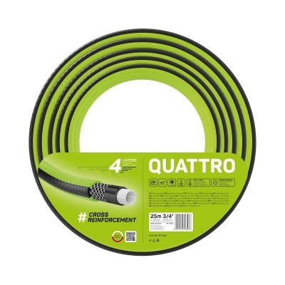 WĄŻ OGRODOWY QUATTRO 3/4'' 25M