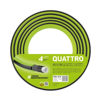 WĄŻ OGRODOWY QUATTRO 3/4'' 50M