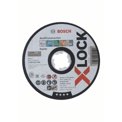 TARCZA TNĄCA X-LOCK MULTI MATERIAL 125*1*22.23