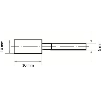 ŚCIERNICA TRZPIENIOWA EKW 60 L V1 10*10*6