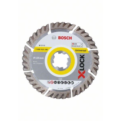 TARCZA DIAMENTOWA UNIWERSAL 125*2 X-LOCK