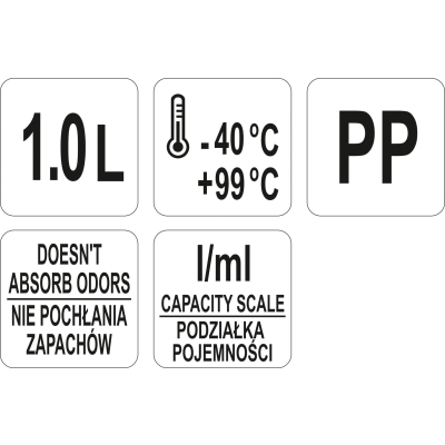 DZBANEK Z MIARKĄ 1000ML