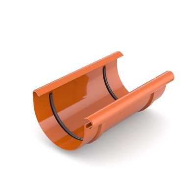 ZŁĄCZKA RYNNOWA 125MM CEGLASTY