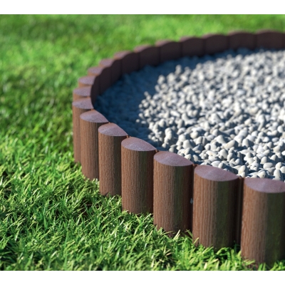PALISADA OGRODOWA  ECO 2,4M BRĄZOWA