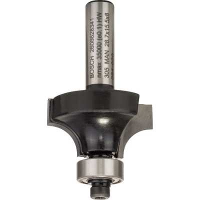FREZ DO ZAOKRĄGLEŃ Z ŁOŻYSKIEM 8*28.7*53MM