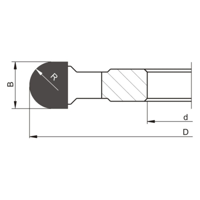 FREZ PÓŁOKRĄGŁY WYPUKŁY 125*30*24/R=12/4Z