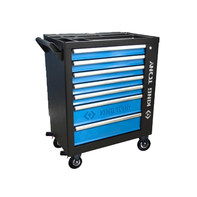 WÓZEK WARSZTATOWY 7 SZUFLAD+ ZEST AKC. 196CZ.NIEBIESKI