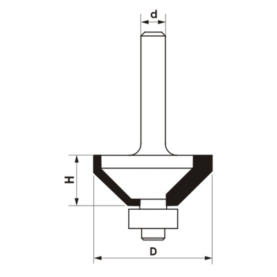 FREZ TRZPIENIOWY CNC PREMIUM FAZUJĄCY 35,5*15,9*8 45ST