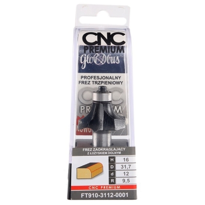 FREZ TRZPIENIOWY CNC PREMIUM ZAOKRĄGLAJĄCY 20.6*8*4