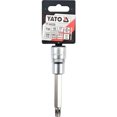 KLUCZ TRZPIENIOWY TORX 1/2'' T50 100MM