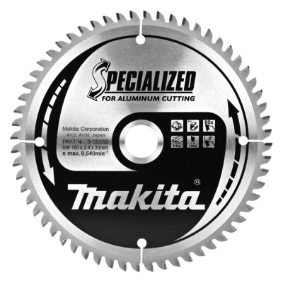 PIŁA SPIEKOWA DO ALUMINIUM 160*20 60Z