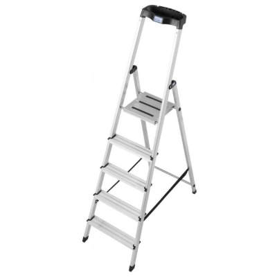 DRABINA ALUMINIOWA WOLNOSTOJĄCA SAFETY 5 SZCZEBLI