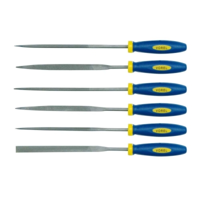 PILNIKI DO METALU IGLAKI 180MM KOMPLET 6-SZTUKOWY