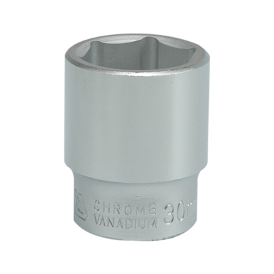 NASADKA KRÓTKA CHROMOWANA 6-KĄTNA 3/4'' 30MM