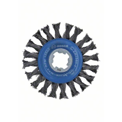SZCZOTKA TARCZOWA 115 DRUT PLECIONY X-LOCK