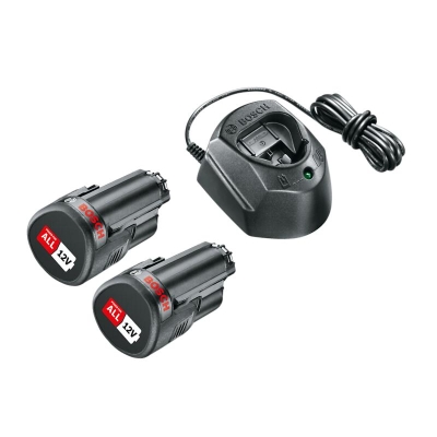 ZESTAW STARTOWY 12V 2*1,5AH + ŁADOWARKA