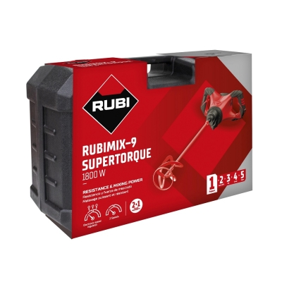 MIESZARKA ELEKTRYCZNA RUBIMIX-9 SUPERTORQUE 1800W Z WALIZKĄ