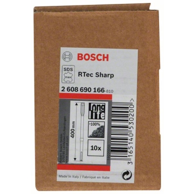 DŁUTO SDS-MAX SHARP RTEC 25*400MM 10PCS