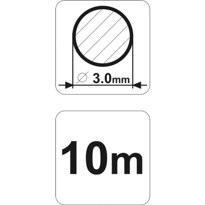 ŻYŁKA TNĄCA OKRĄGŁA 3,0MMX10M FLO