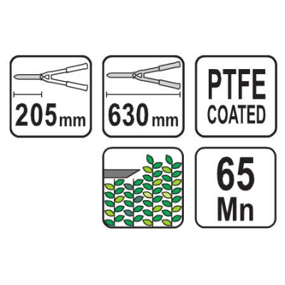 NOŻYCE DO ŻYWOPŁOTU 630MM