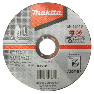 TARCZA TNĄCA DO ALUMINIUM 125*1.0