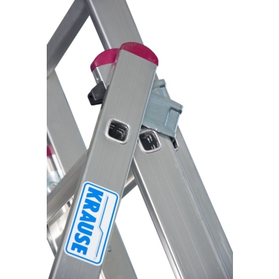 DRABINA ALUMINIOWA 3-ELEMENTOWA CORDA 3*8 SZCZEBLI