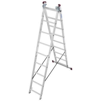 DRABINA ALUMINIOWA 3-ELEMENTOWA CORDA 3*9 SZCZEBLI