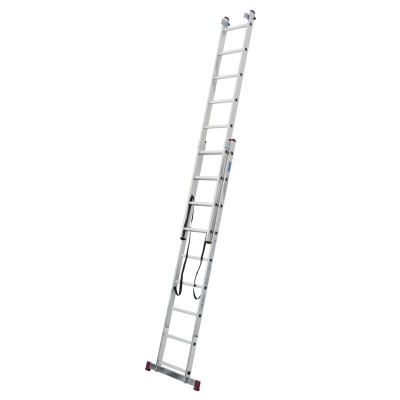 DRABINA ALUMINIOWA 3-ELEMENTOWA CORDA 3*9 SZCZEBLI