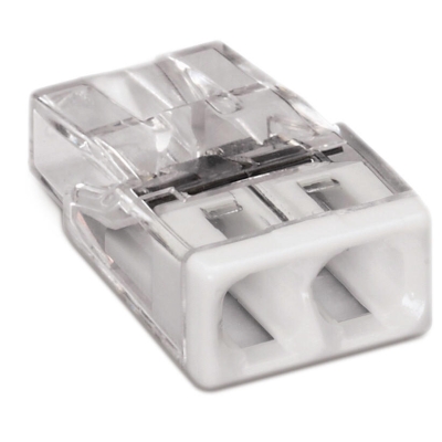 SZYBKOZŁĄCZKA WAGO 2273-202 2X0,5-2,5 MM2 BIAŁA 20 SZTUK