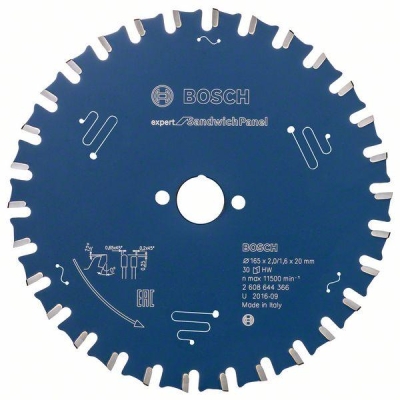 TARCZA PILARSKA EXPERT SH H 165*20-30