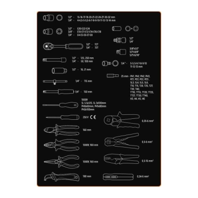 WALIZKA ELEKTRYKA 108 SZTUK