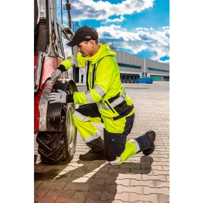 BLUZA ROBOCZA OSTRZEGAWCZA ŻÓŁTA XL