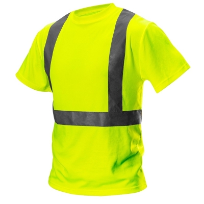 KOSZULKA T-SHIRT OSTRZEGAWCZY ŻÓŁTY ROZMIAR XL