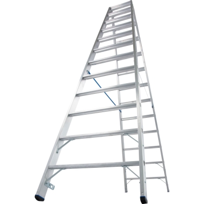 DRABINA ALUMINIOWA DWUSTRONNA STABILO 2*12 SZCZEBLI
