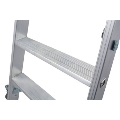 DRABINA ALUMINIOWA DWUSTRONNA STABILO 2*12 SZCZEBLI