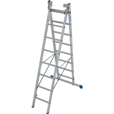 DRABINA ALUMINIOWA 3-ELEMENTOWA STABILO 3*8 SZCZEBLI