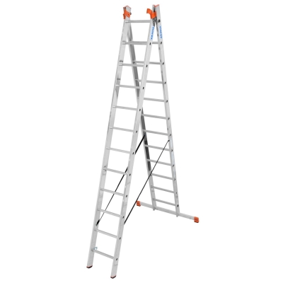 DRABINA ALUMINIOWA 3-ELEMENTOWA TRIBILO 3*12 SZCZEBLI